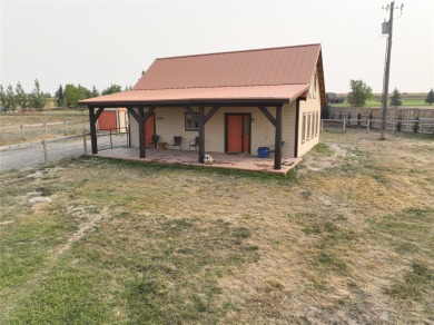 Located just outside Fairfield, Montana, this beautiful home on Harvest Hills Golf Course in Montana - for sale on GolfHomes.com, golf home, golf lot