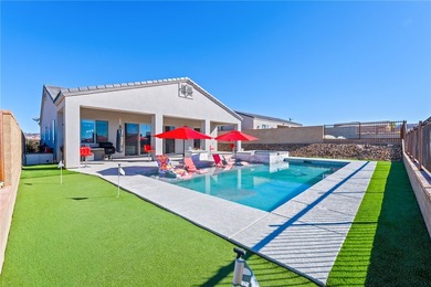 Experience modern resort living in this newer 2024 home, located on Laughlin Ranch Golf Club in Arizona - for sale on GolfHomes.com, golf home, golf lot