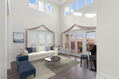 Welcome to this stunning home in the exclusive guard-gated Eagle on TPC Las Vegas in Nevada - for sale on GolfHomes.com, golf home, golf lot