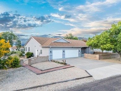 Beautiful, spacious home located at the 7th and 8th hole of on Desert Hawk At Pueblo West in Colorado - for sale on GolfHomes.com, golf home, golf lot
