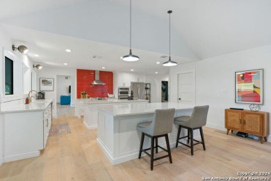 This stunning newly remodeled California style modern home sits on Fair Oaks Ranch Golf and Country Club in Texas - for sale on GolfHomes.com, golf home, golf lot