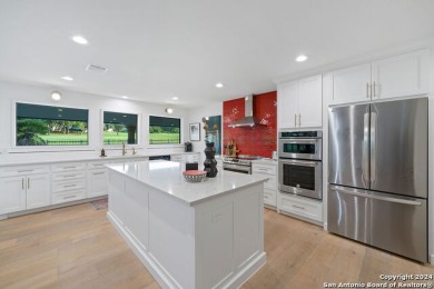 This stunning newly remodeled California style modern home sits on Fair Oaks Ranch Golf and Country Club in Texas - for sale on GolfHomes.com, golf home, golf lot