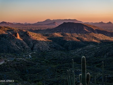 Continental Mountain is the backyard for this extraordinary on Desert Mountain Golf Club - Renegade Course in Arizona - for sale on GolfHomes.com, golf home, golf lot