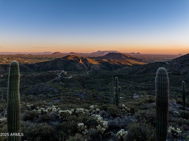 Continental Mountain is the backyard for this extraordinary on Desert Mountain Golf Club - Renegade Course in Arizona - for sale on GolfHomes.com, golf home, golf lot