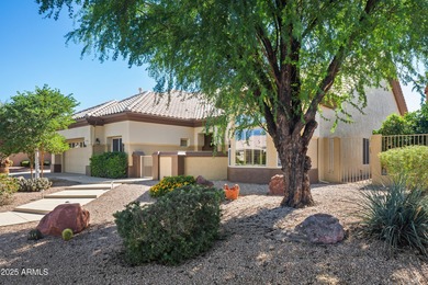 RARE FIND! 3 BR, 3 full BA home w/ office & sparkling pool on on Corte Bella Golf Club in Arizona - for sale on GolfHomes.com, golf home, golf lot