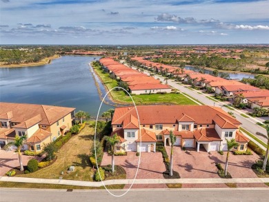 This stunning, rarely available, first level end-unit Bella Casa on Sarasota National Golf Club in Florida - for sale on GolfHomes.com, golf home, golf lot