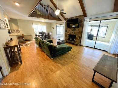 Welcome to your new mountain retreat! This beautiful 3-bedroom on Pocono Farms Country Club in Pennsylvania - for sale on GolfHomes.com, golf home, golf lot