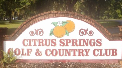 Come build your dream home on this beautiful golf course lot in on Citrus Springs Country Club in Florida - for sale on GolfHomes.com, golf home, golf lot