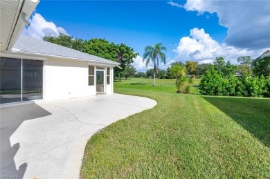 In addition to the 1,630 s/f under air, this attractive 2BR/2BA on Riviera Golf Club in Florida - for sale on GolfHomes.com, golf home, golf lot