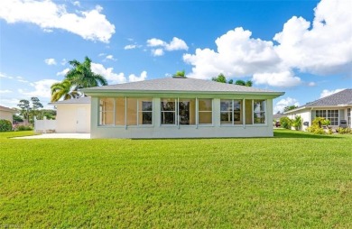 In addition to the 1,630 s/f under air, this attractive 2BR/2BA on Riviera Golf Club in Florida - for sale on GolfHomes.com, golf home, golf lot