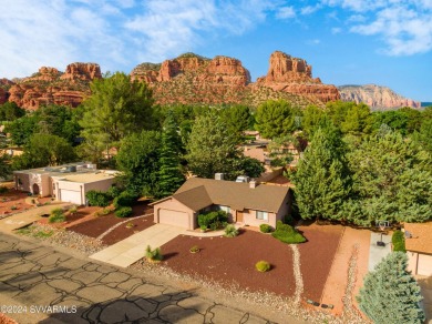 Single level 3 bedroom home with large fenced backyard . Enjoy on Oakcreek Country Club in Arizona - for sale on GolfHomes.com, golf home, golf lot