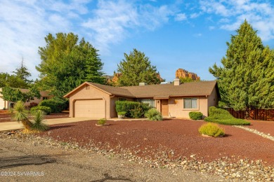 Single level 3 bedroom home with large fenced backyard . Enjoy on Oakcreek Country Club in Arizona - for sale on GolfHomes.com, golf home, golf lot