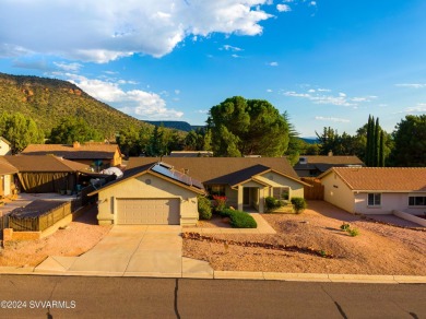 Courthouse Rock & Bell Rock views.  Village of Oak Creek on Canyon Mesa Country Club in Arizona - for sale on GolfHomes.com, golf home, golf lot