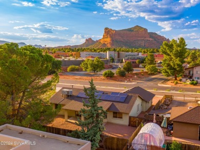 Courthouse Rock & Bell Rock views.  Village of Oak Creek on Canyon Mesa Country Club in Arizona - for sale on GolfHomes.com, golf home, golf lot