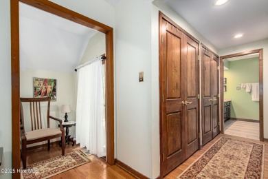 Tucked down a long drive, amid ancient oaks and sabal palms on Bald Head Island Golf Club in North Carolina - for sale on GolfHomes.com, golf home, golf lot