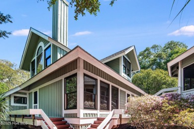 Tucked down a long drive, amid ancient oaks and sabal palms on Bald Head Island Golf Club in North Carolina - for sale on GolfHomes.com, golf home, golf lot