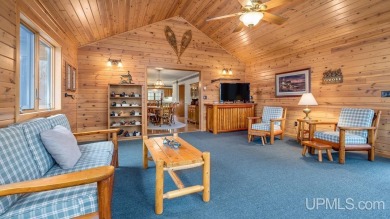 Custom-built home on the 16th green of top-rated Timberstone on TimberStone At Pine Mountain in Michigan - for sale on GolfHomes.com, golf home, golf lot