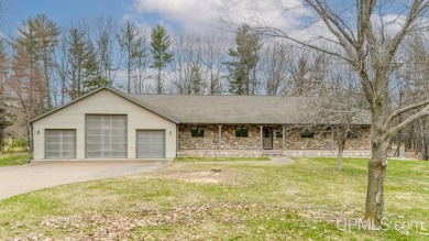 Custom-built home on the 16th green of top-rated Timberstone on TimberStone At Pine Mountain in Michigan - for sale on GolfHomes.com, golf home, golf lot