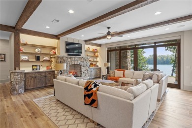Defining lakeside luxury, this custom-built residence on one of on The Reserve At Lake Keowee in South Carolina - for sale on GolfHomes.com, golf home, golf lot