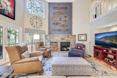 Move right in and enjoy this fully furnished, beautifully on Buck Hill Golf Club  in Pennsylvania - for sale on GolfHomes.com, golf home, golf lot