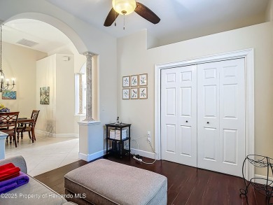 Gorgeous, furnished 2-bedroom, 2 bath home features a flex room on Glen Lakes Country Club in Florida - for sale on GolfHomes.com, golf home, golf lot