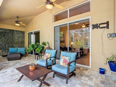 Gorgeous, furnished 2-bedroom, 2 bath home features a flex room on Glen Lakes Country Club in Florida - for sale on GolfHomes.com, golf home, golf lot