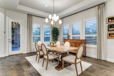 Step into refined luxury with this exquisite one-story residence on The Tribute At the Colony in Texas - for sale on GolfHomes.com, golf home, golf lot