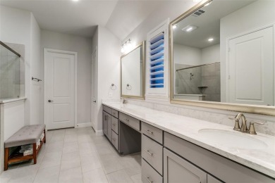 Step into refined luxury with this exquisite one-story residence on The Tribute At the Colony in Texas - for sale on GolfHomes.com, golf home, golf lot