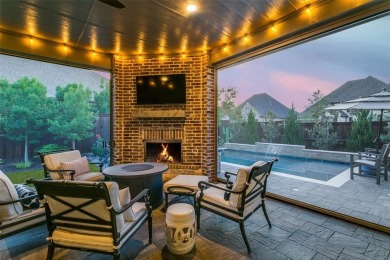 Step into refined luxury with this exquisite one-story residence on The Tribute At the Colony in Texas - for sale on GolfHomes.com, golf home, golf lot