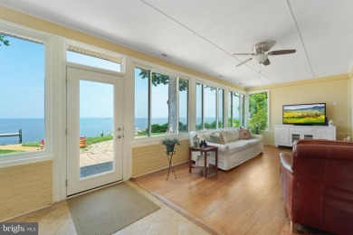 UNOBSTRUCTED BAY VIEW RANCHER with PRIVATE PIER in Kent Island's on Blue Heron Golf Course in Maryland - for sale on GolfHomes.com, golf home, golf lot