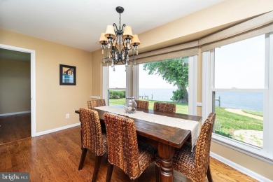 UNOBSTRUCTED BAY VIEW RANCHER with PRIVATE PIER in Kent Island's on Blue Heron Golf Course in Maryland - for sale on GolfHomes.com, golf home, golf lot