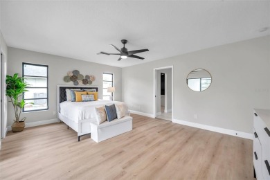Spectacular golf course remodel! Plenty of room to add pool if on Palm Aire Country Club of Sarasota in Florida - for sale on GolfHomes.com, golf home, golf lot