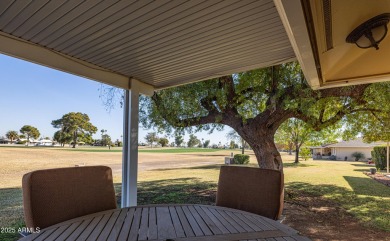 Beautifully maintained 2-bedroom, 2-bath duplex with a 2-car on Sun City Lakes West and East in Arizona - for sale on GolfHomes.com, golf home, golf lot