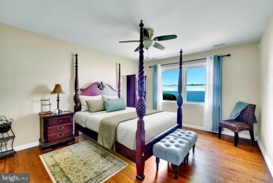 UNOBSTRUCTED BAY VIEW RANCHER with PRIVATE PIER in Kent Island's on Blue Heron Golf Course in Maryland - for sale on GolfHomes.com, golf home, golf lot