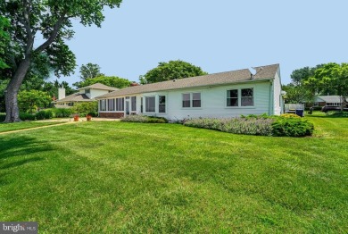 UNOBSTRUCTED BAY VIEW RANCHER with PRIVATE PIER in Kent Island's on Blue Heron Golf Course in Maryland - for sale on GolfHomes.com, golf home, golf lot