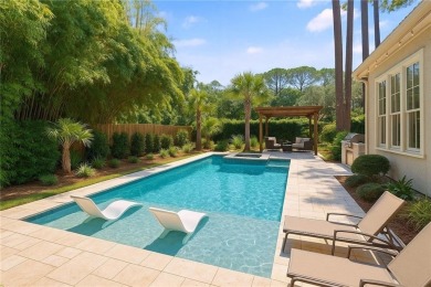 This tabby exterior home has recently undergone an extensive on Sea Island Golf Club in Georgia - for sale on GolfHomes.com, golf home, golf lot
