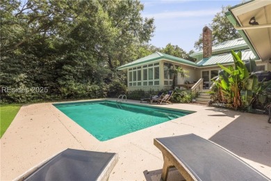 Just steps from the beach, this beautifully maintained 3-bedroom on Port Royal Golf and Racquet Club in South Carolina - for sale on GolfHomes.com, golf home, golf lot