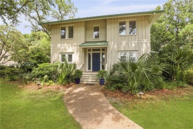Just steps from the beach, this beautifully maintained 3-bedroom on Port Royal Golf and Racquet Club in South Carolina - for sale on GolfHomes.com, golf home, golf lot