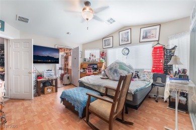 Nestled in a serene golf course community, this unique charming on Stallion Mountain Golf Course in Nevada - for sale on GolfHomes.com, golf home, golf lot