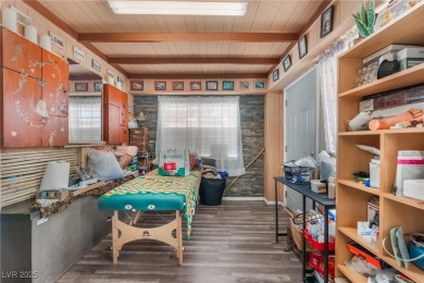 Nestled in a serene golf course community, this unique charming on Stallion Mountain Golf Course in Nevada - for sale on GolfHomes.com, golf home, golf lot