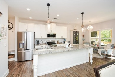 Built in 2021 and meticulously maintained, this 4-bedroom on The Frog Golf Club in Georgia - for sale on GolfHomes.com, golf home, golf lot