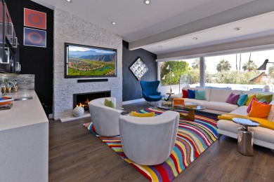 Located in the sought-after Thunderbird Villas mountainside on Thunderbird Country Club in California - for sale on GolfHomes.com, golf home, golf lot