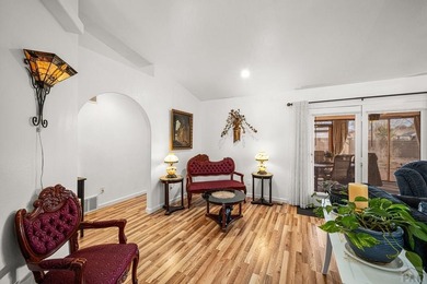 There's a calm that greets you the moment you enter this on Desert Hawk At Pueblo West in Colorado - for sale on GolfHomes.com, golf home, golf lot