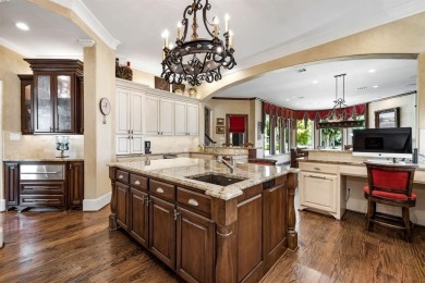 Nestled on a private cul-de-sac lot, this magnificent home on Gleneagles Country Club in Texas - for sale on GolfHomes.com, golf home, golf lot