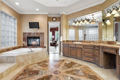 Nestled on a private cul-de-sac lot, this magnificent home on Gleneagles Country Club in Texas - for sale on GolfHomes.com, golf home, golf lot