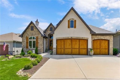 Has the WOW factor!  Truly stunning custom-built 1.5 reverse on The Golf Club of Kansas in Kansas - for sale on GolfHomes.com, golf home, golf lot