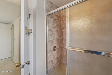 This spacious Columbine model sits on a large lot with on Sun City Lakes West and East in Arizona - for sale on GolfHomes.com, golf home, golf lot
