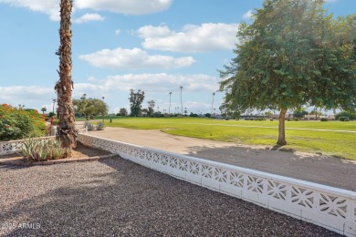 This spacious Columbine model sits on a large lot with on Sun City Lakes West and East in Arizona - for sale on GolfHomes.com, golf home, golf lot