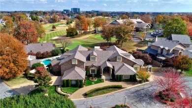 This remarkable estate is located on the 9th green of NWA's on Pinnacle Country Club in Arkansas - for sale on GolfHomes.com, golf home, golf lot