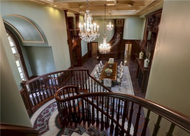 This remarkable estate is located on the 9th green of NWA's on Pinnacle Country Club in Arkansas - for sale on GolfHomes.com, golf home, golf lot